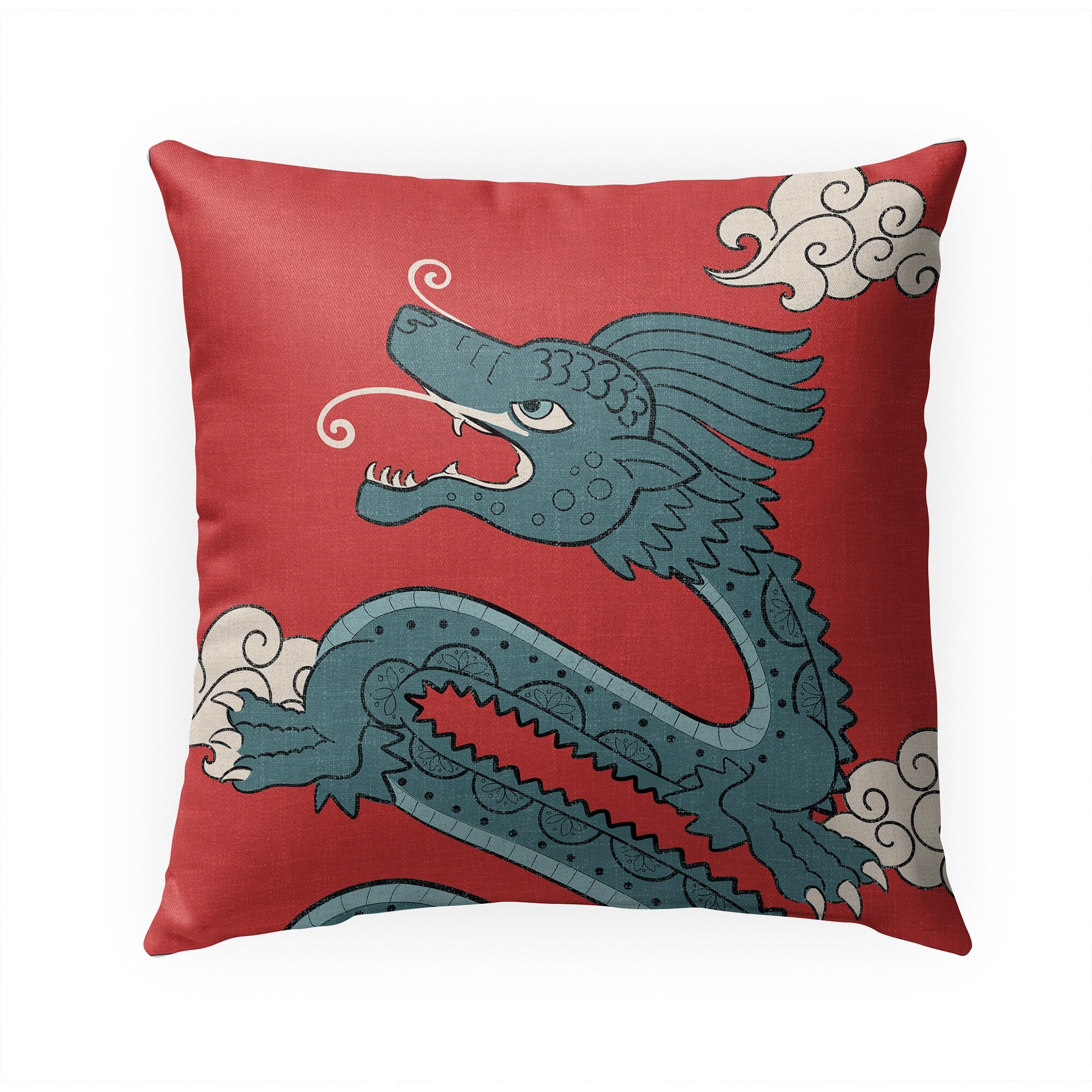 DRAGON ON RED Indoor Outdoor Pillow By Kavka Designs On Sale Bed Bath Beyond 35252764